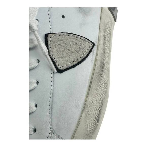 Philippe Model Paris Men's size 12.5-13 Sneakers White leather - Picture 8 of 10